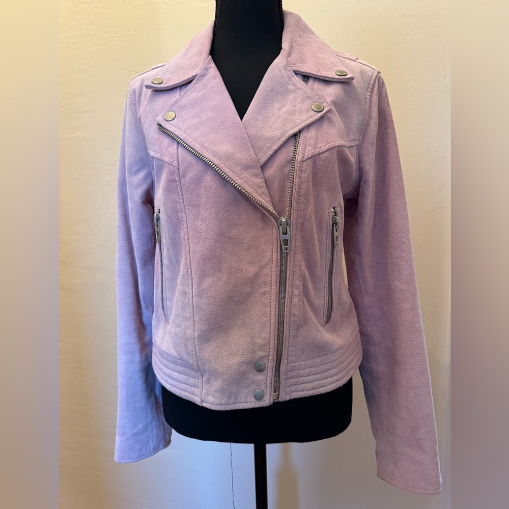 Suede Moto Jacket